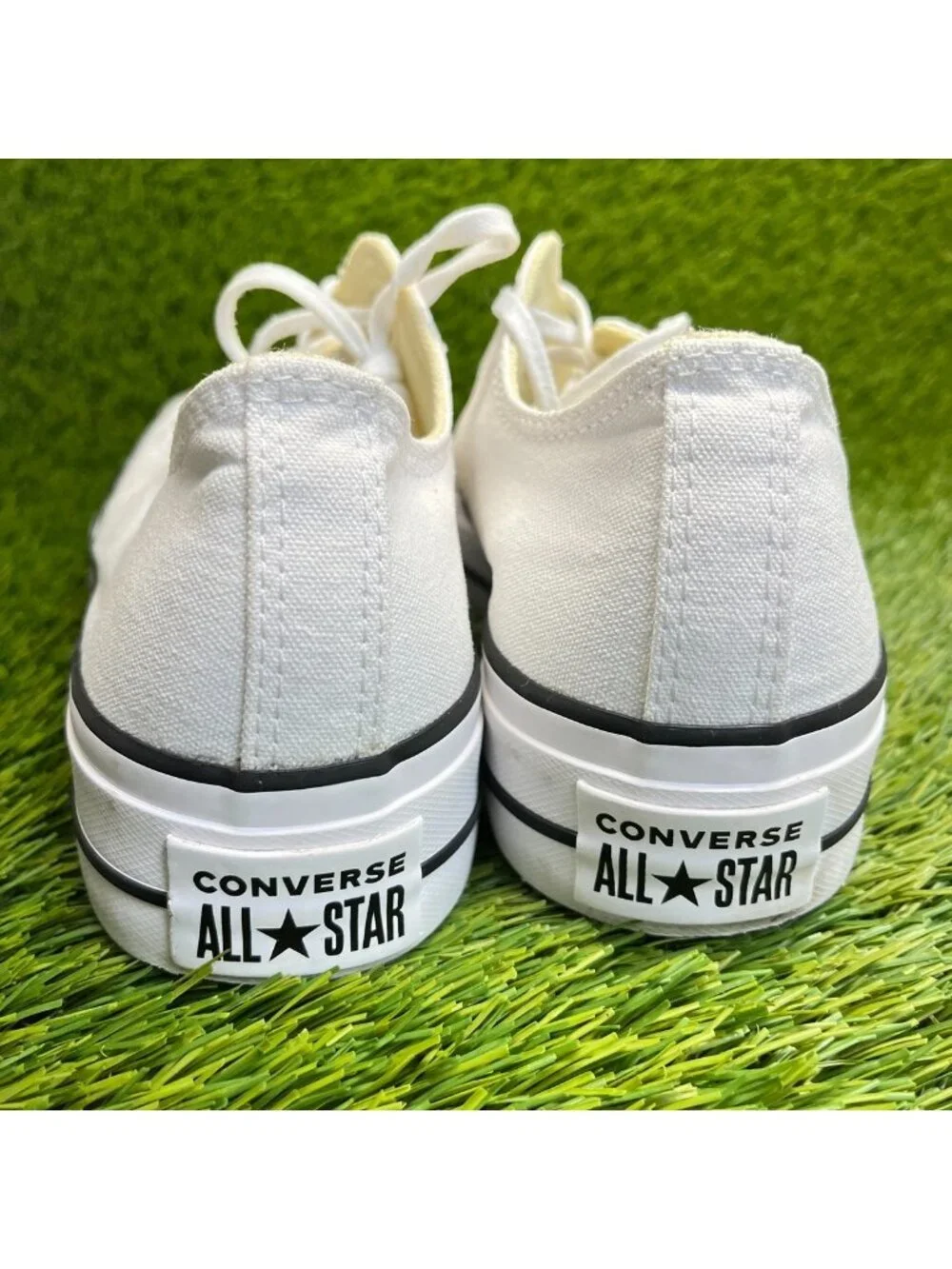 Converse Chuck Taylor All Star Lift Womens Size 9 White Athletic Shoes Sneakers